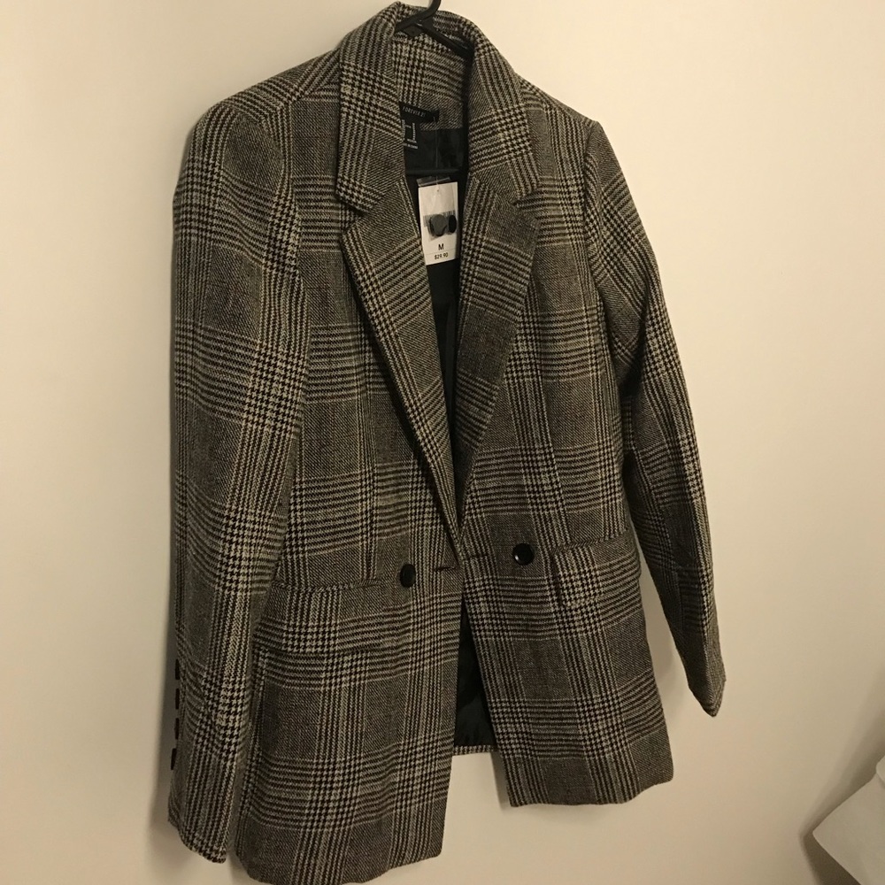 Plaid blazer